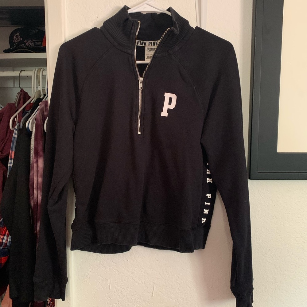 Victoria Secret PINK half zip sweater